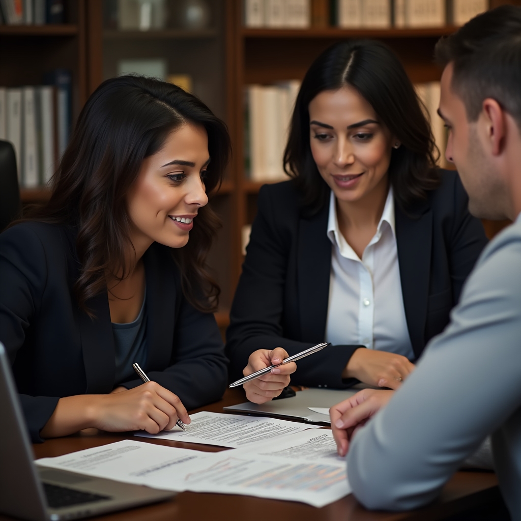 Export pre-financing workshop session with Argentine SME exporters reviewing financing documentation